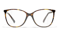 CHANEL Plate Frame Butterfly Eyeglass Frames Unisex