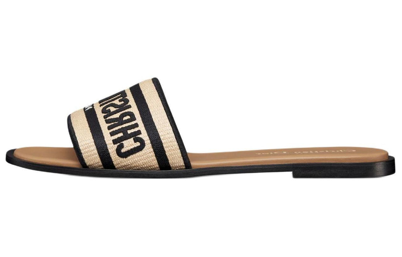 DIOR Dway Slide Slippers Women's Brown