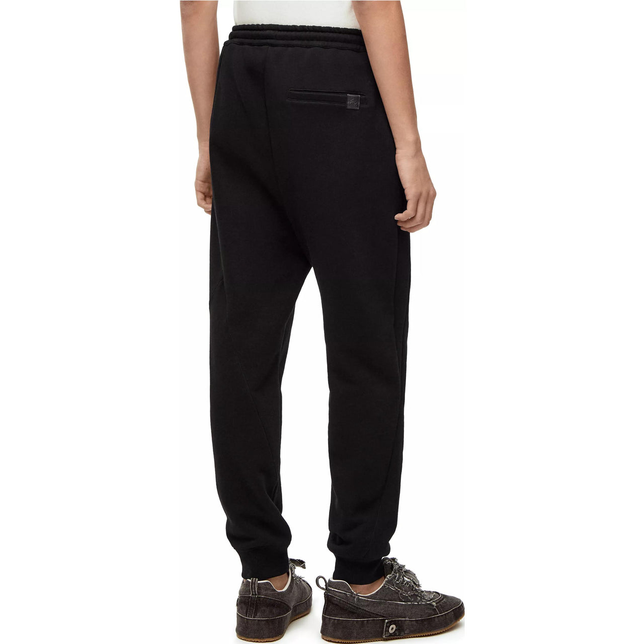LOEWE SS23 Knitted Sweatpants Men's Black