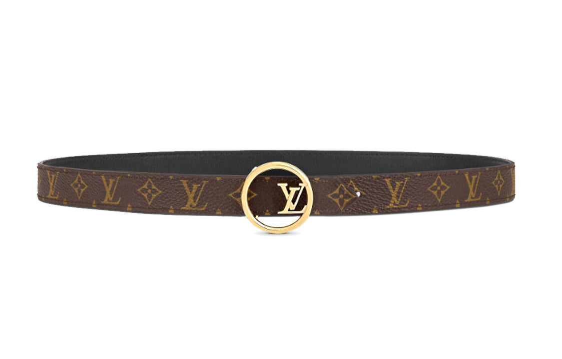 LOUIS VUITTON Smooth Buckle Fashion Casual Comfortable Women's Width: 2cm