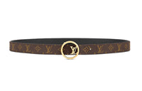 LOUIS VUITTON Smooth Buckle Fashion Casual Comfortable Women's Width: 2cm