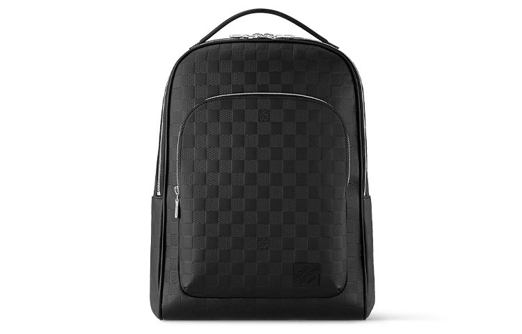 LOUIS VUITTON Avenue Cow Leather Backpack Regular Men's Black