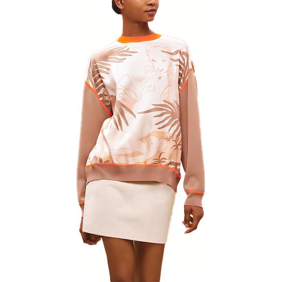 HERMES Sweaters Women's Beige