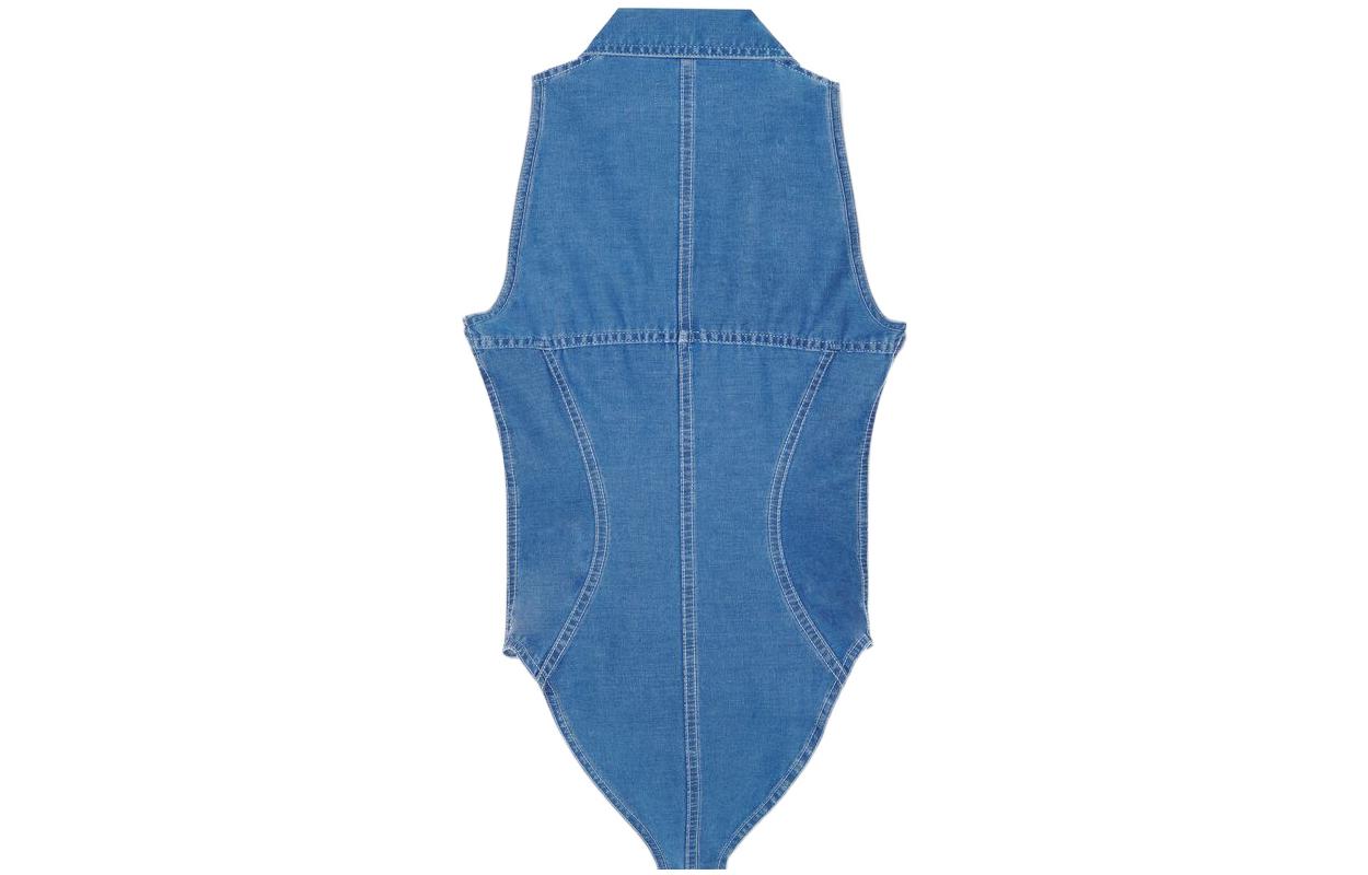 SAINT LAURENT Bodysuits Women's Blue