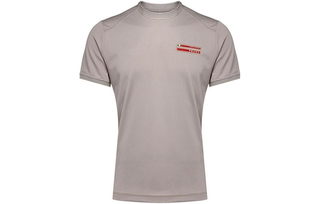 PRADA T-Shirts Men Light Gray