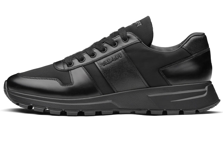 PRADA PRAX 1 Shock Absorbers Slip Resistant, Abrasion Resistant, Breathable Low Top Casual Shoes Men's Black