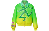 LOUIS VUITTON Fluo Gradient Leather Bomber