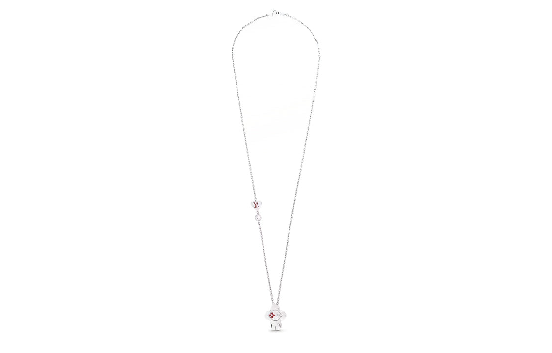 LOUIS VUITTON Metal Necklaces Women's Silver