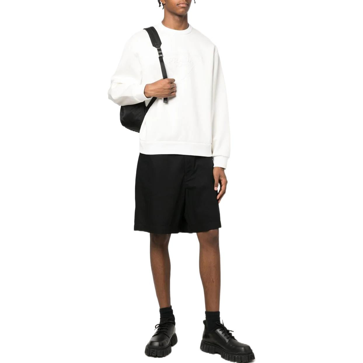 PRADA Sweatshirts Men White