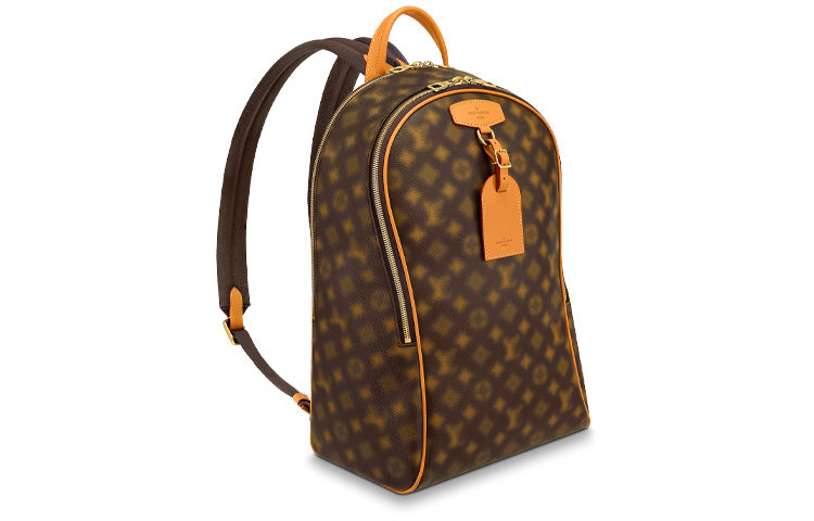 LOUIS VUITTON Ellipse Backpack Blurry Monogram Brown