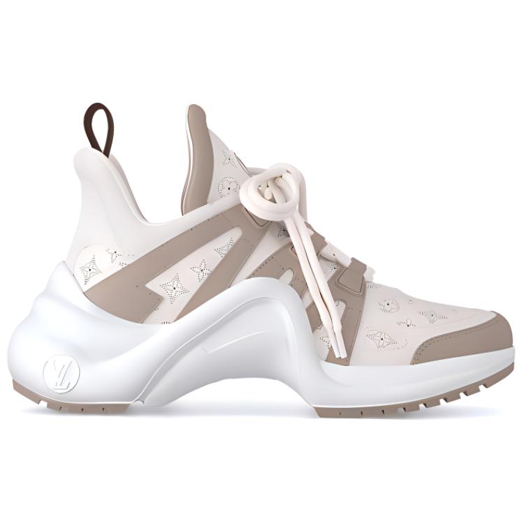 LOUIS VUITTON Archlight 1.0 Wear-Resistant Low-Top Casual Shoes Women's Elephant Gray