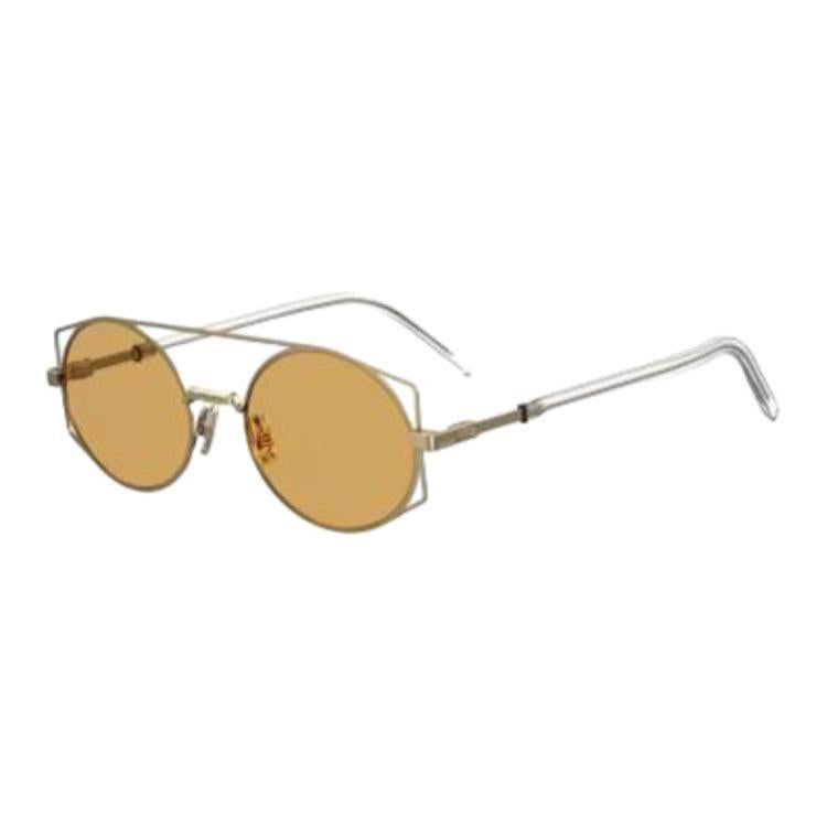 DIOR Acetate Metal Aviator Sunglasses Men's Gold