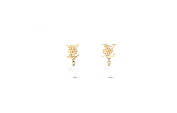 LOUIS VUITTON Lv Iconic Louisa Earrings