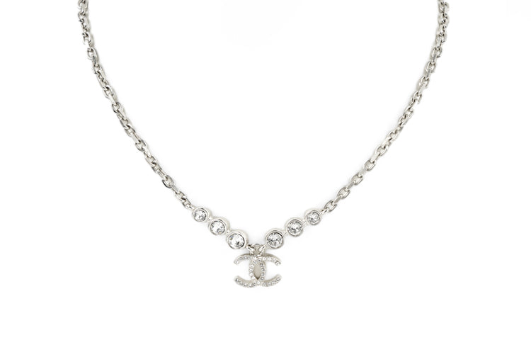CHANEL 21B Fall Necklaces Women's Silver