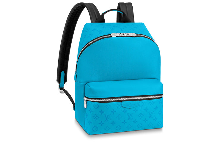 LOUIS VUITTON Taigarama Discovery Backpack Pm Monogram Lagoon Blue