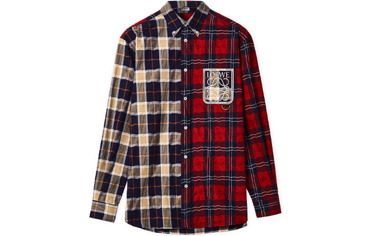 LOEWE Patchwork Check Shirt