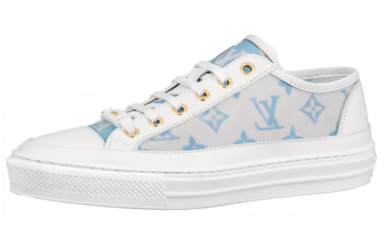 LOUIS VUITTON Stellar Sneakers 'Grey Blue White' Women's