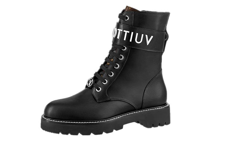 LOUIS VUITTON Territory Ankle Boots 'Black' Women's