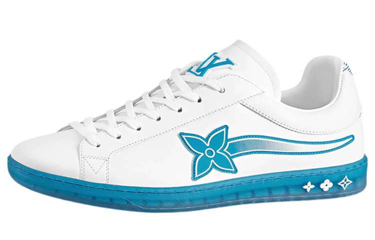 LOUIS VUITTON Luxembourg Samothrace Trainers 'White Blue'