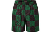 LOUIS VUITTON Damier Silk Shorts