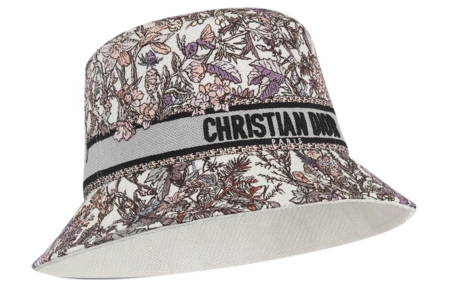 DIOR Cotton Bucket Hats Women's Multicolor