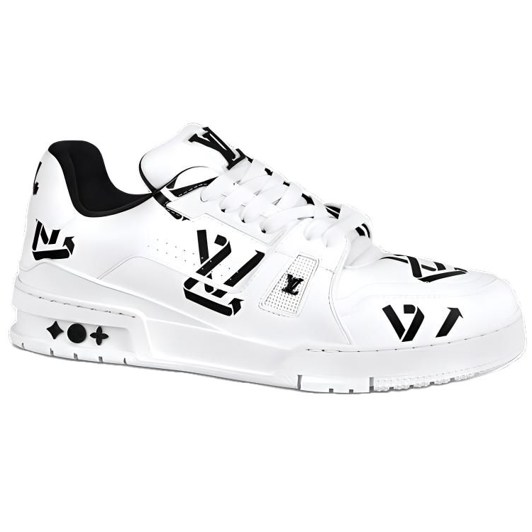 LOUIS VUITTON Lv Trainer Sneakers 'White Black'
