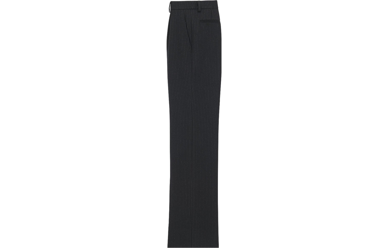 SAINT LAURENT Striped Flared Trousers