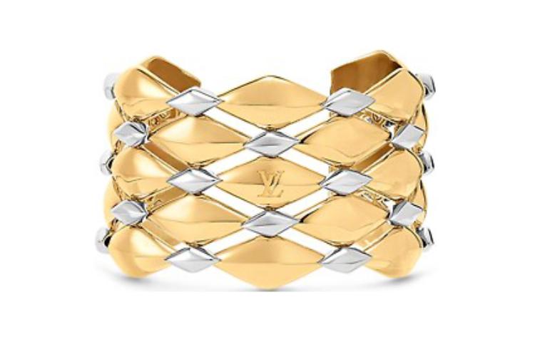 LOUIS VUITTON Metal Gold Bracelets Women's Gold
