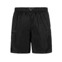 PRADA Triangle Logo Mid Rise Swim Shorts