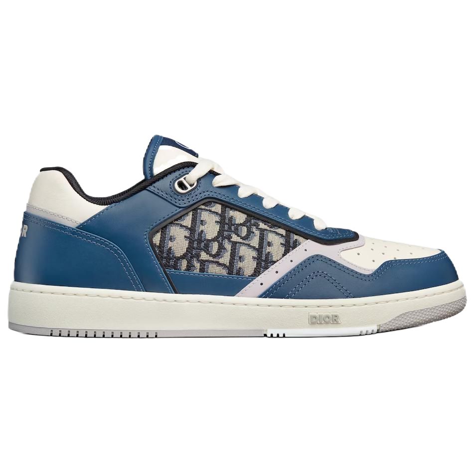 DIOR B27 Low Blue Cream DIOR Gray Beige Black DIOR Oblique Jacquard