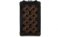LOUIS VUITTON Vertical Soft Trunk Monogram Tuffetage Black