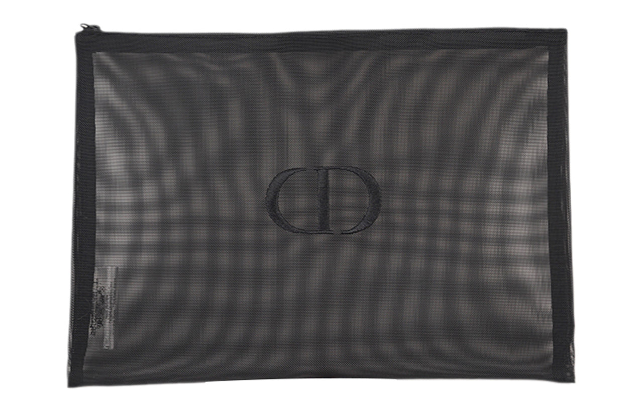 DIOR Embroidery CD Black Yarn Mesh Make up Tools