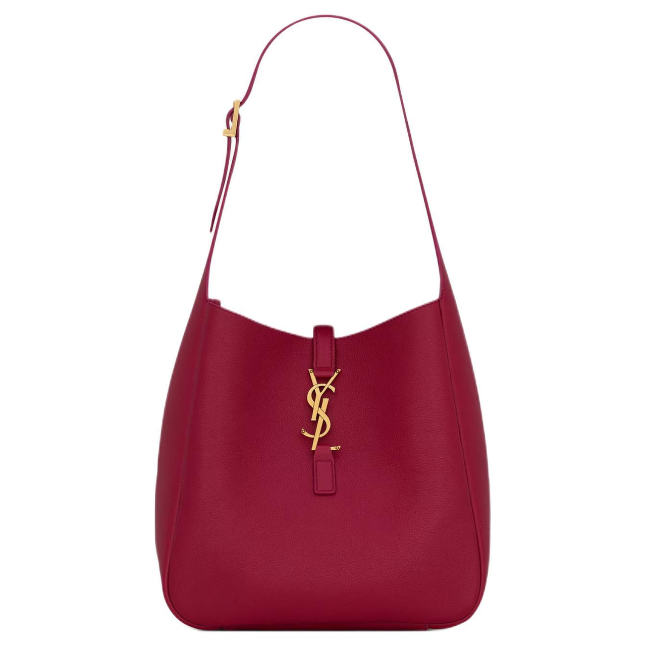 SAINT LAURENT LE5A7 Calfskin Shoulder Bag Trumpets Women's Rose Red