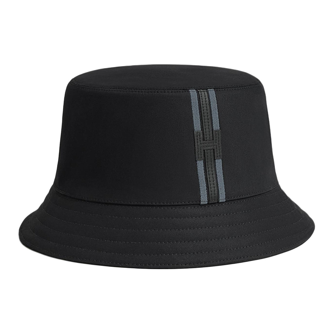 HERMES Cotton Bucket Hats Men's Black