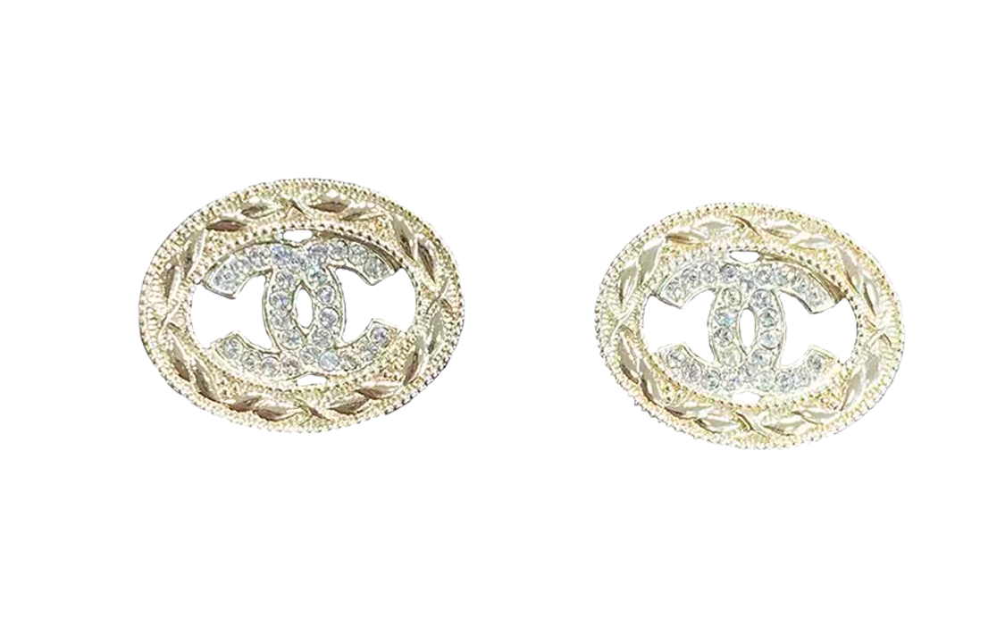 CHANEL Stud Earrings Women's