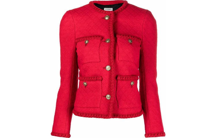 SAINT LAURENT Jackets Women's Red