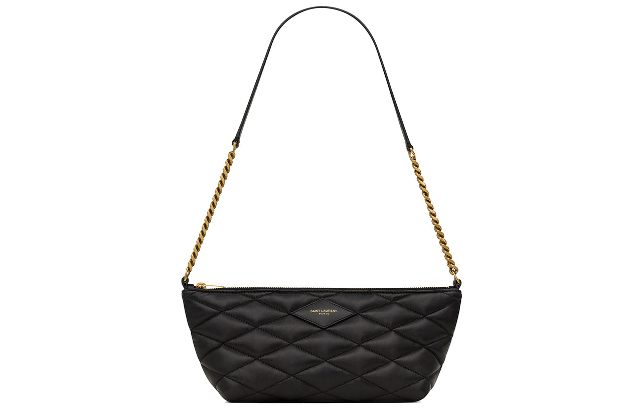 SAINT LAURENT Sheepskin Handbag, Shoulder Bag Women's Black