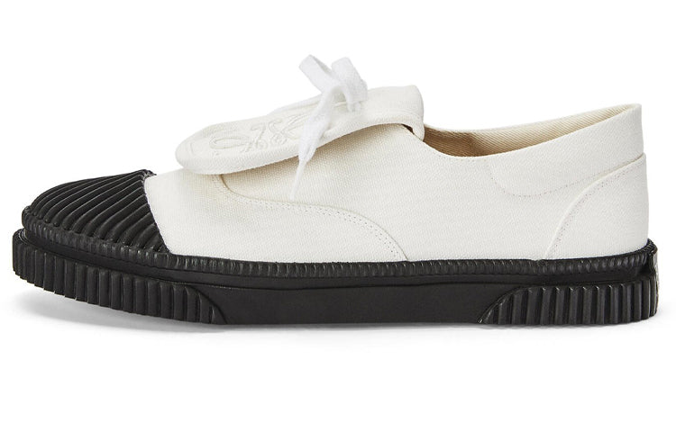LOEWE Wear resistant And Lightweight Low Top Canvas Shoes Women's White