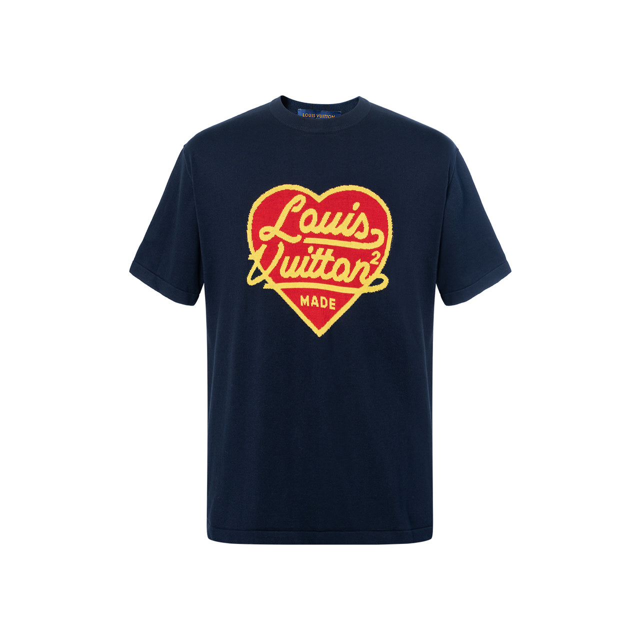 LOUIS VUITTON X Nigo Intarsia Jacquard Heart Crewneck
