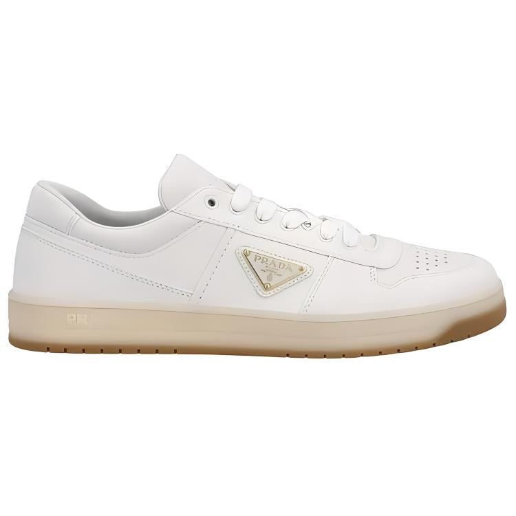 PRADA Low Top Skateboard Shoes Men's White