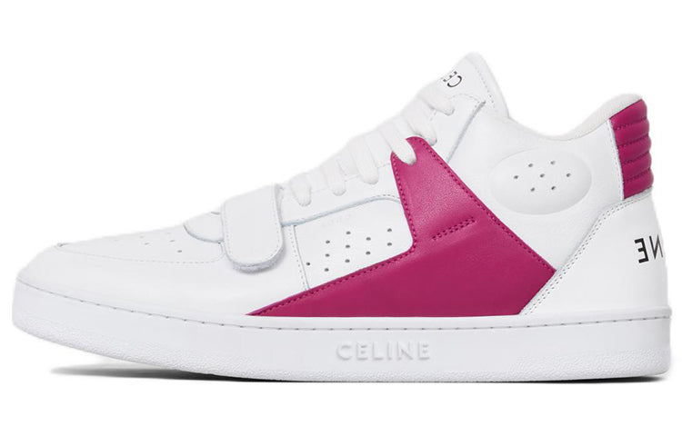 CELINE CT 02 Stylish Skateboarding Shoes Women's White Pink