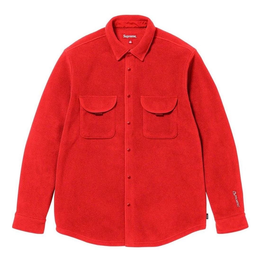 Supreme x Polartec Shirt 'Red' SUP-FW23-244