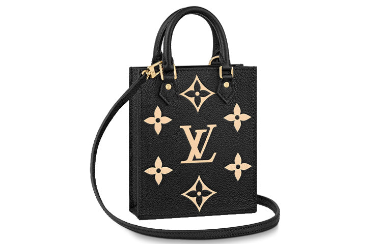 LOUIS VUITTON Petit Sac Plat Black