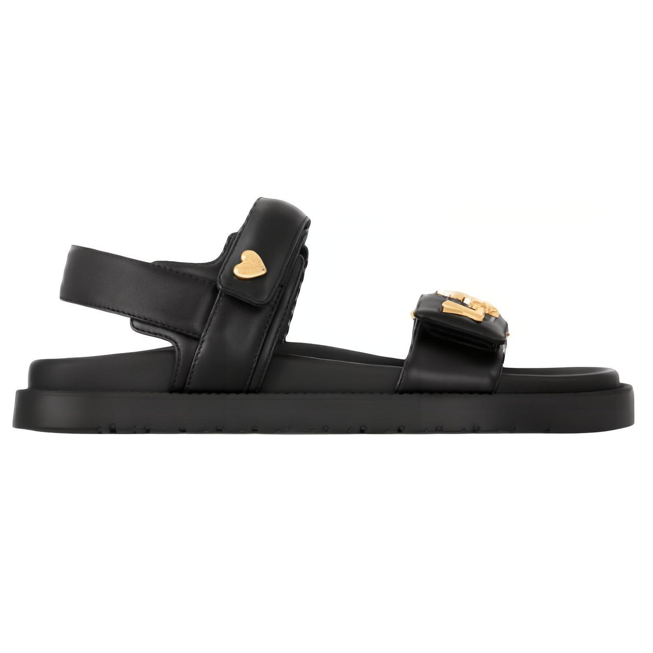 LOUIS VUITTON LV Sunset Strap Sandals Women's Black