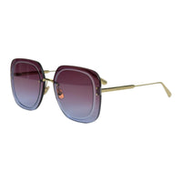 DIOR - Square Sunglasses Women's Gold