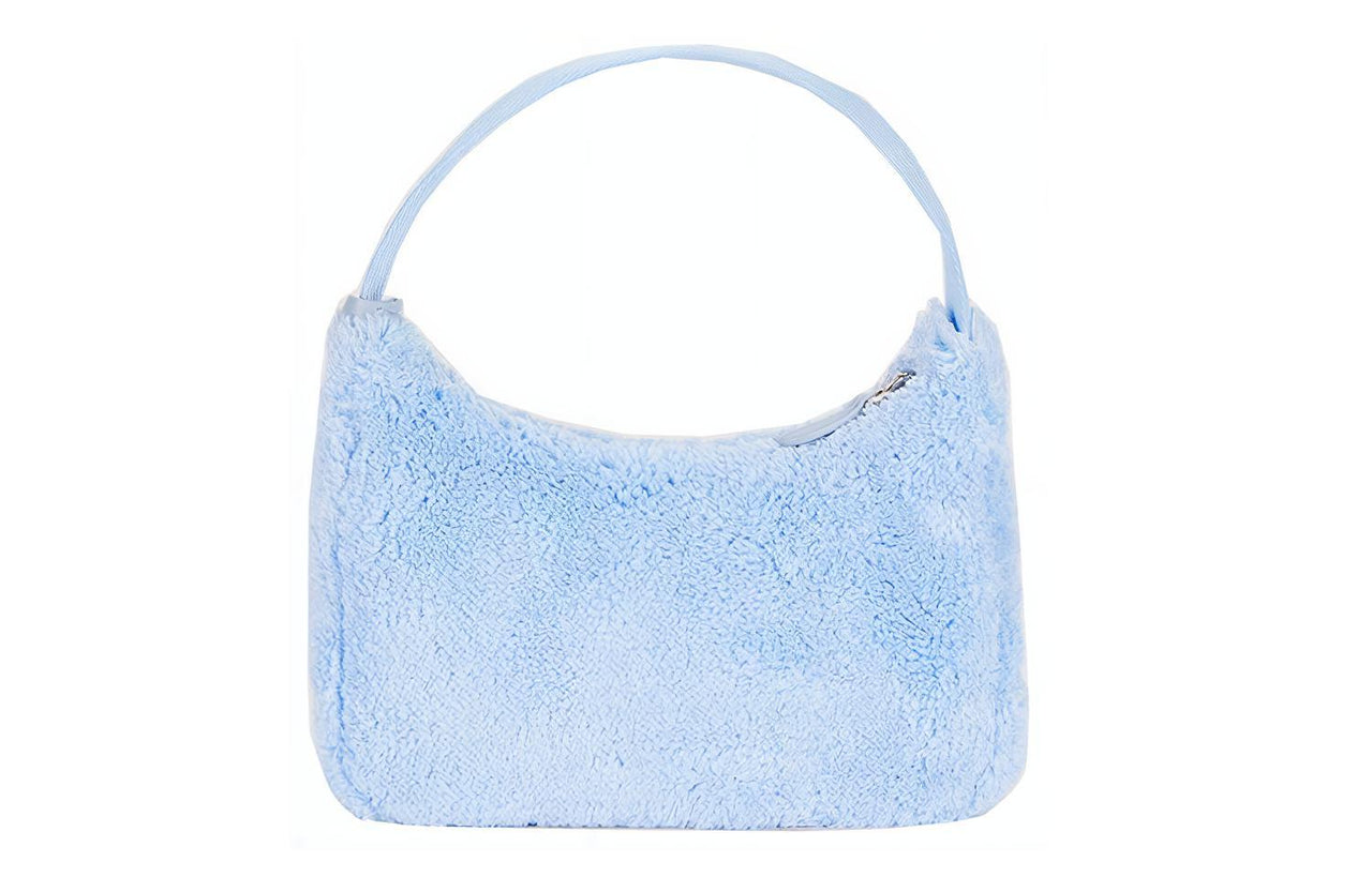 PRADA Re Edition 2000 Soft Terry Fabric Shoulder Bag, Hobo Bag, Handbag Mini Women's