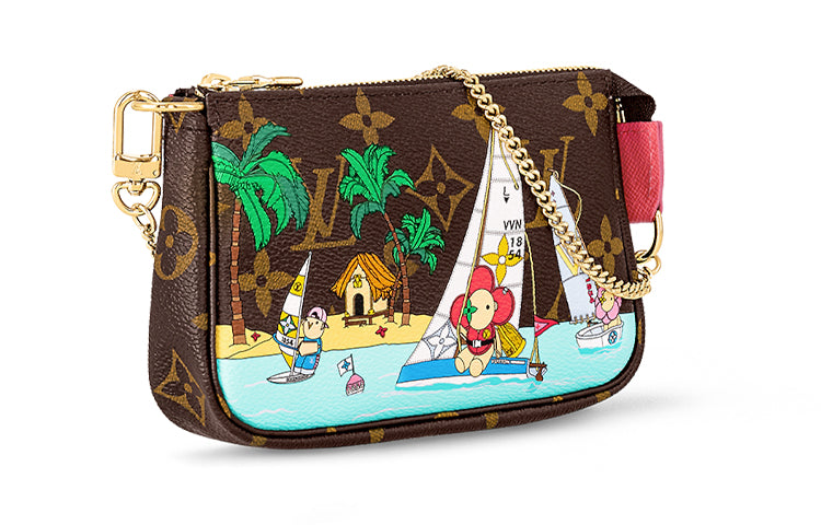 LOUIS VUITTON Pochette Accessoires Wallet On Chain