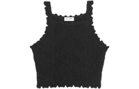 SAINT LAURENT SS22 Tank Top Women's Black