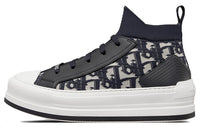 DIOR Walk'n'Dior Mid-Top Skateboard Shoes Women's Black White