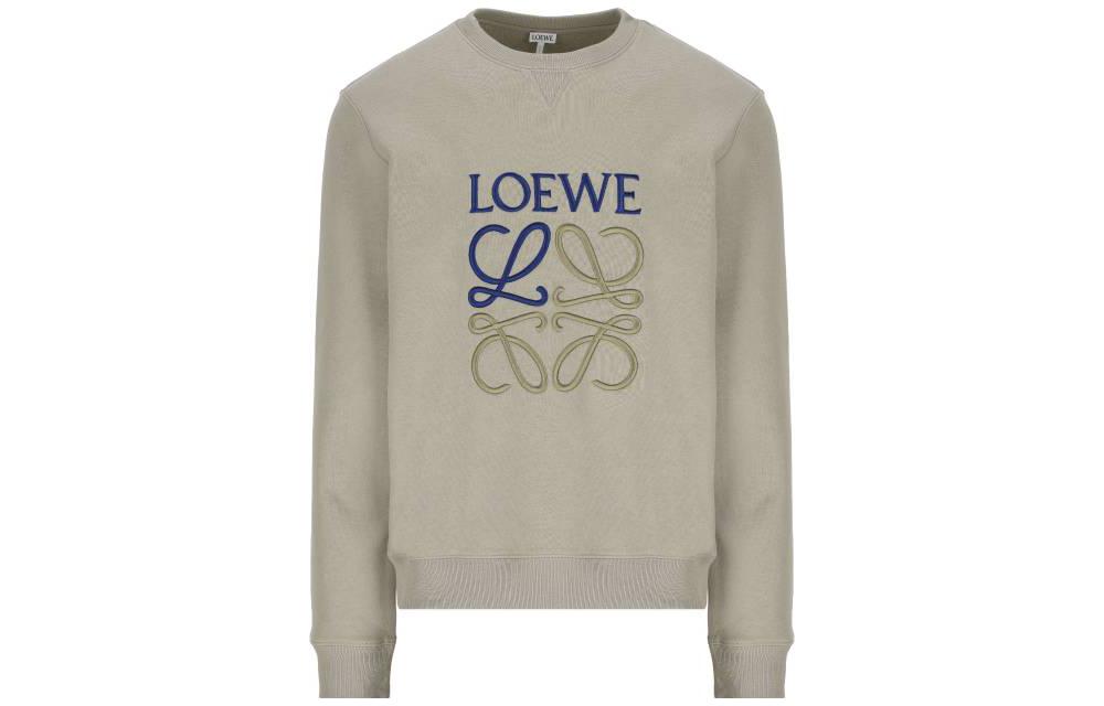 LOEWE Sweatshirt Men's Gray Green